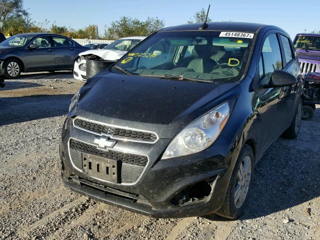 KL8CB6S93DC525248 - 2013 CHEVROLET SPARK LS BLACK photo 2