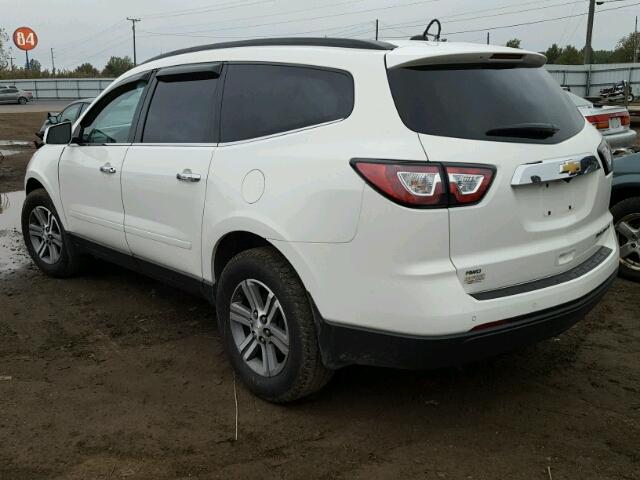 1GNKVHKD1FJ208312 - 2015 CHEVROLET TRAVERSE L WHITE photo 3