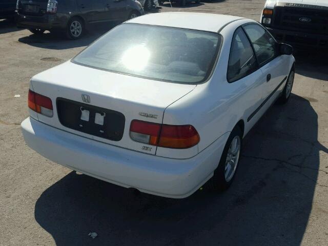 1HGEJ6124VL118243 - 1997 HONDA CIVIC DX WHITE photo 4