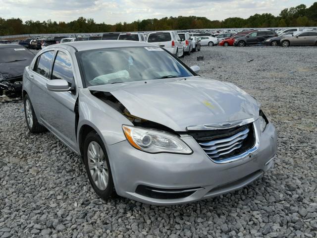 1C3CCBAB1CN319273 - 2012 CHRYSLER 200 LX SILVER photo 1