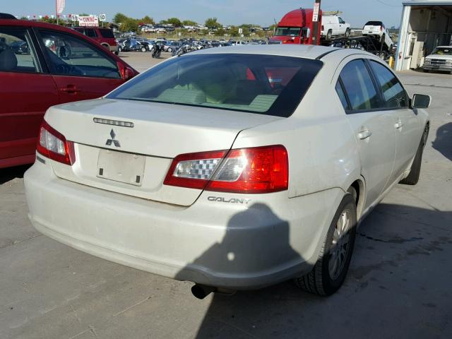 4A3AB36F79E008119 - 2009 MITSUBISHI GALANT ES WHITE photo 4