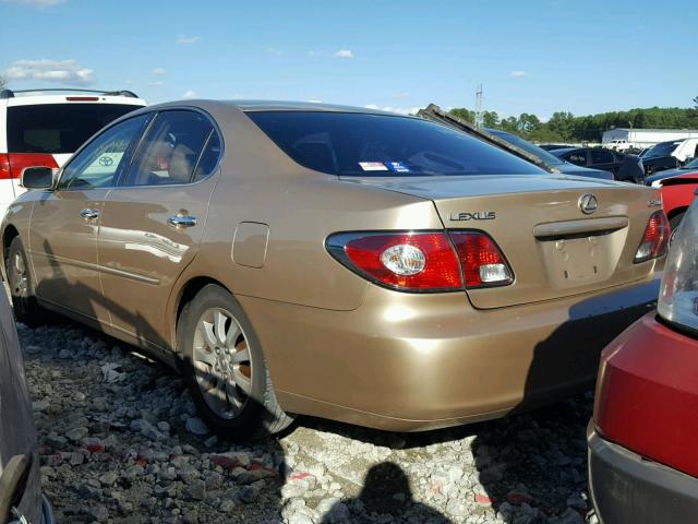 JTHBF30G920060799 - 2002 LEXUS ES 300 GOLD photo 3