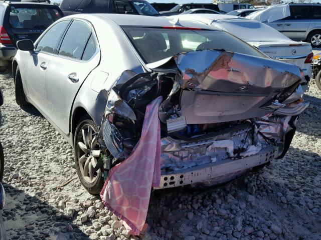 JTHBL46F175035841 - 2007 LEXUS LS 460 SILVER photo 3