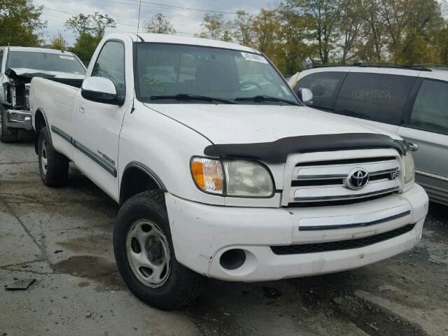 5TBKT44104S445988 - 2004 TOYOTA TUNDRA SR5 WHITE photo 1