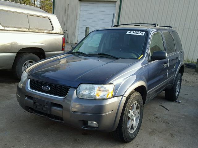 1FMYU93134KB25483 - 2004 FORD ESCAPE BLUE photo 2