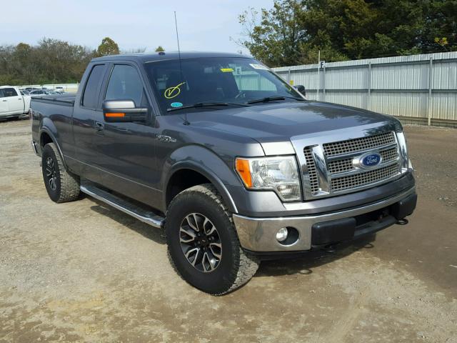 1FTFX1EF1CFB39239 - 2012 FORD F150 SUPER GRAY photo 1