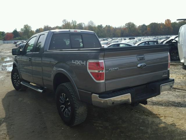 1FTFX1EF1CFB39239 - 2012 FORD F150 SUPER GRAY photo 3