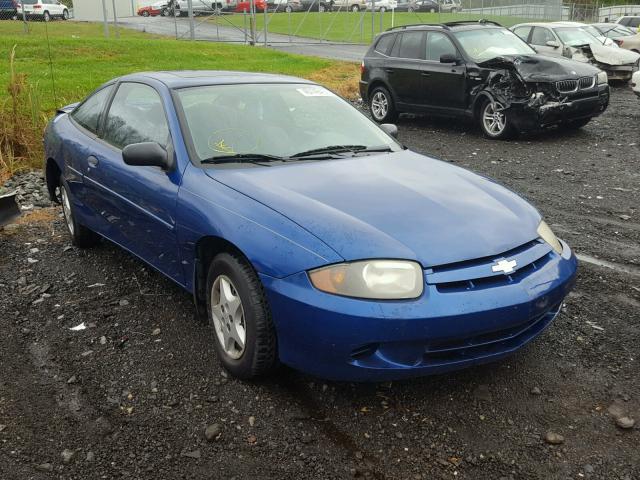 1G1JC12FX37108195 - 2003 CHEVROLET CAVALIER BLUE photo 1