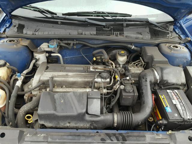 1G1JC12FX37108195 - 2003 CHEVROLET CAVALIER BLUE photo 7