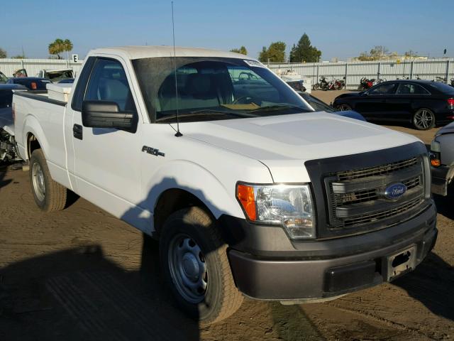 1FTMF1CM4EKD11303 - 2014 FORD F150 WHITE photo 1