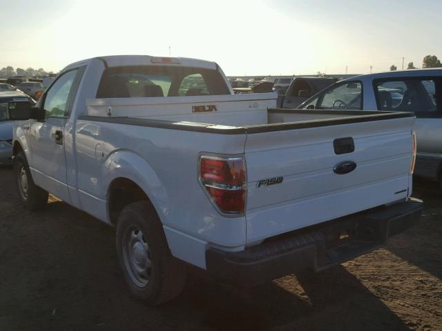 1FTMF1CM4EKD11303 - 2014 FORD F150 WHITE photo 3