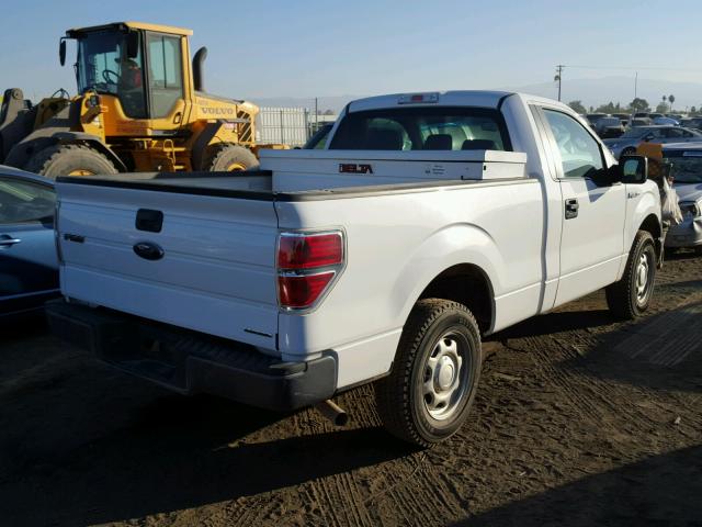 1FTMF1CM4EKD11303 - 2014 FORD F150 WHITE photo 4