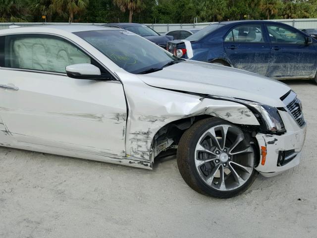 1G6AB1RXXG0136282 - 2016 CADILLAC ATS LUXURY WHITE photo 9