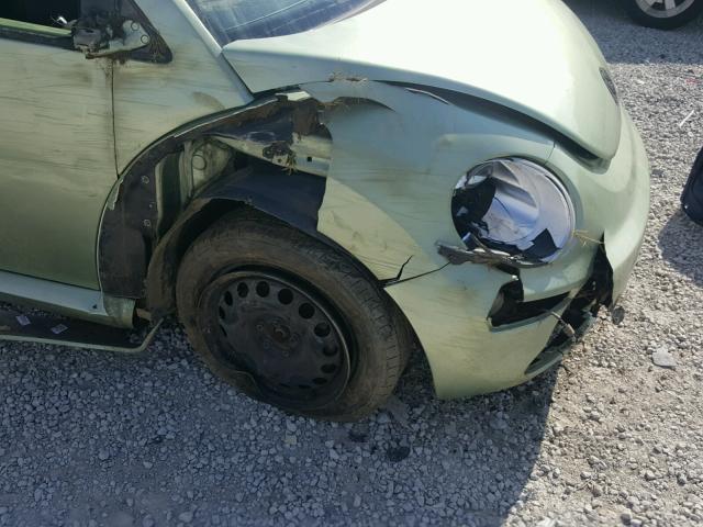 3VWPG3AG8AM007040 - 2010 VOLKSWAGEN NEW BEETLE Yaşıl foto 9