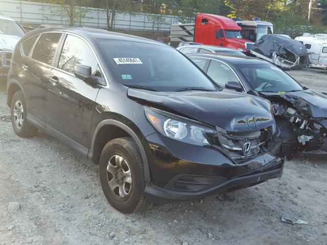 2HKRM4H37DH674978 - 2013 HONDA CR-V LX BLACK photo 1