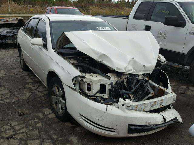 2G1WT58K769157617 - 2006 CHEVROLET IMPALA LT WHITE photo 1