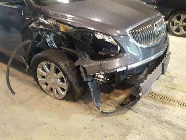 5GAKRCED6CJ245736 - 2012 BUICK ENCLAVE GRAY photo 9