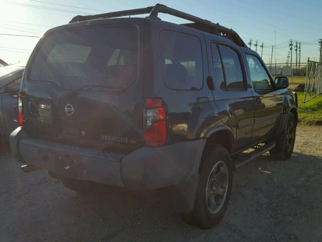 5N1MD28T04C617687 - 2004 NISSAN XTERRA SE BLACK photo 4