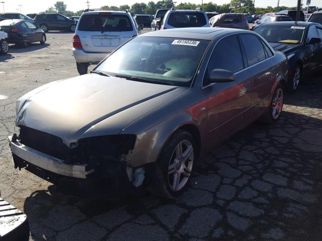 WAUDF78E87A228824 - 2007 AUDI A4 2.0T QU BROWN photo 2