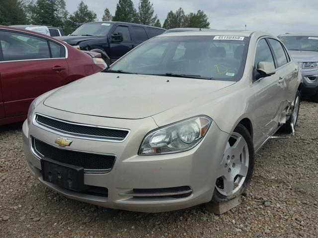 1G1ZJ57769F207337 - 2009 CHEVROLET MALIBU 2LT GOLD photo 2