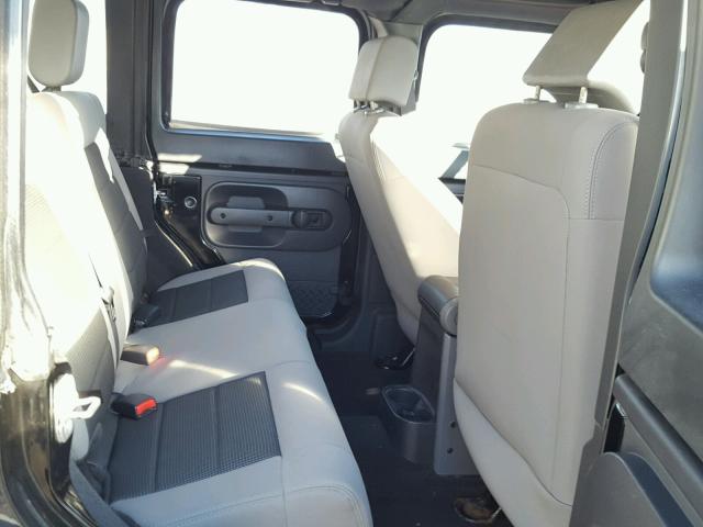1J4GA39108L578984 - 2008 JEEP WRANGLER U BLACK photo 6