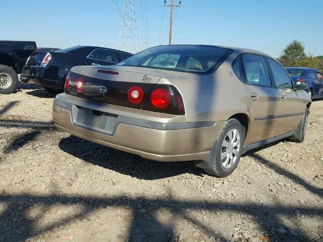 2G1WF52E649441778 - 2004 CHEVROLET IMPALA 棕色 照片 4