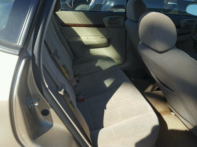 2G1WF52E649441778 - 2004 CHEVROLET IMPALA TAN photo 6