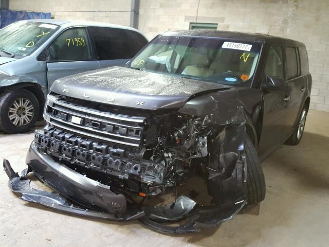 2FMGK5D84HBA01549 - 2017 FORD FLEX LIMIT GRAY photo 2