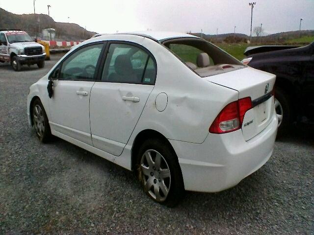 2HGFA16529H521893 - 2009 HONDA CIVIC WHITE photo 3