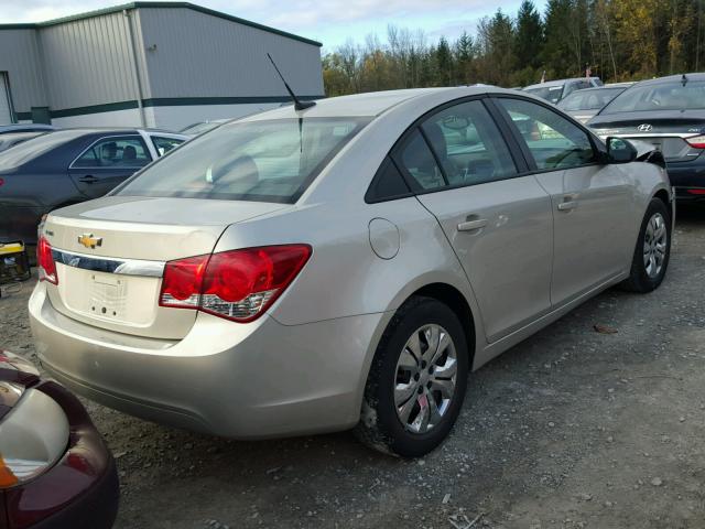 1G1PA5SG7D7131984 - 2013 CHEVROLET CRUZE LS TAN photo 4