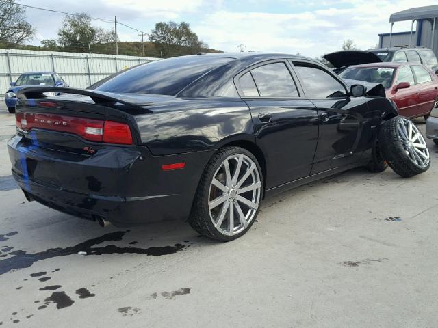 2B3CL5CT4BH504607 - 2011 DODGE CHARGER R/ BLACK photo 4