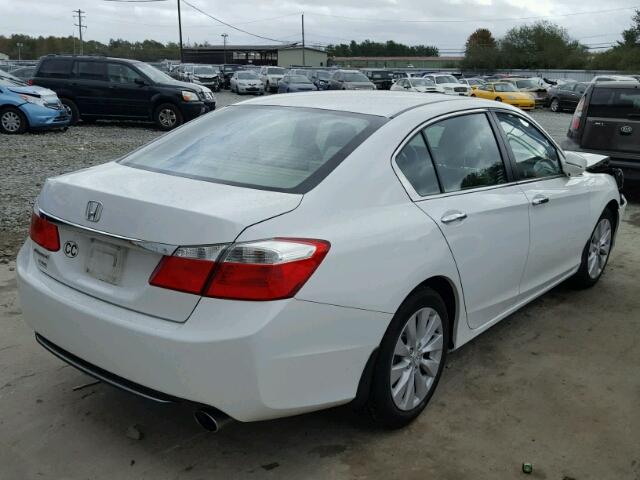 1HGCR2F78FA067338 - 2015 HONDA ACCORD EX WHITE photo 4