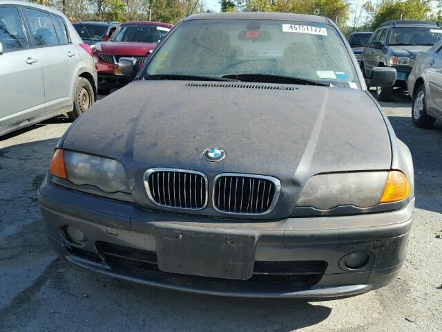 WBAAV53401FJ63616 - 2001 BMW 330 I GRAY photo 9