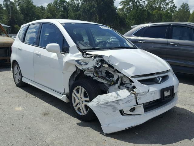 JHMGD38667S019162 - 2007 HONDA FIT S 白色 照片 1
