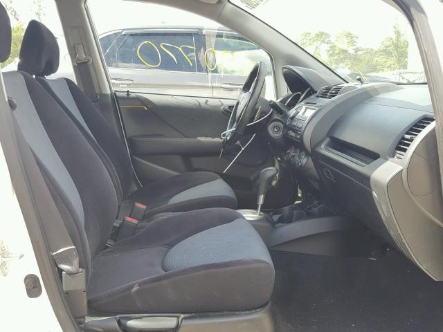 JHMGD38667S019162 - 2007 HONDA FIT S 白色 照片 5