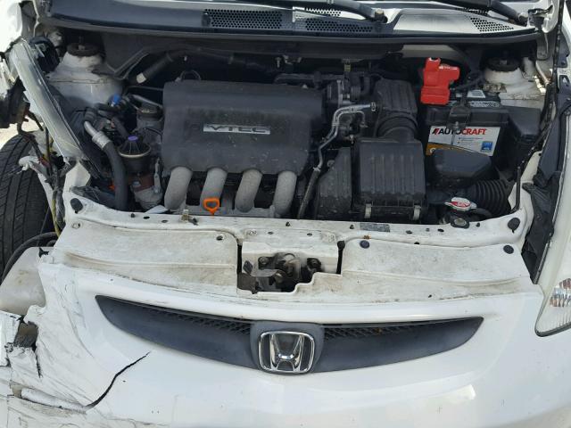 JHMGD38667S019162 - 2007 HONDA FIT S 白色 照片 7