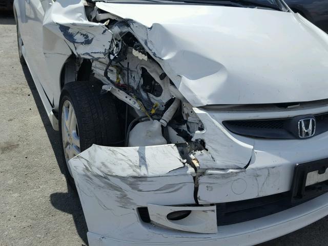 JHMGD38667S019162 - 2007 HONDA FIT S 白色 照片 9