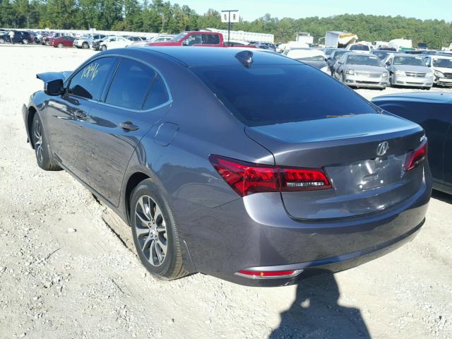 19UUB1F59HA007749 - 2017 ACURA TLX TECH GRAY photo 3