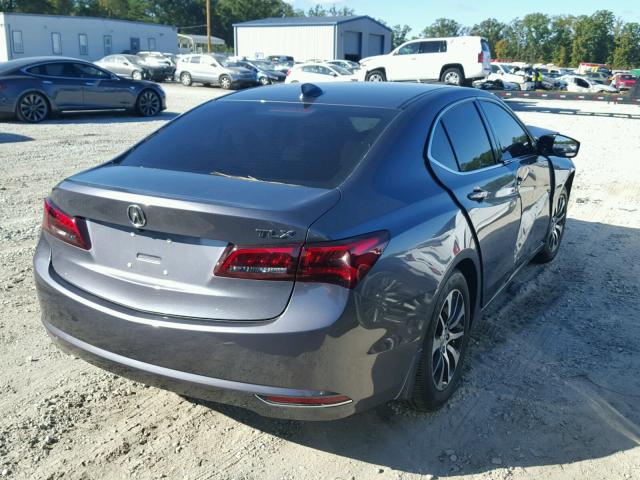 19UUB1F59HA007749 - 2017 ACURA TLX TECH GRAY photo 4