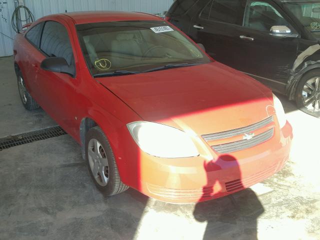 1G1AK15F477255035 - 2007 CHEVROLET COBALT RED photo 1