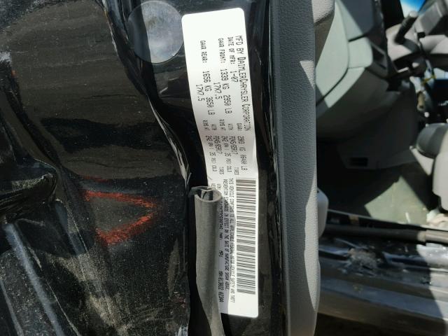 1J8HG48K77C598746 - 2007 JEEP COMMANDER BLACK photo 10