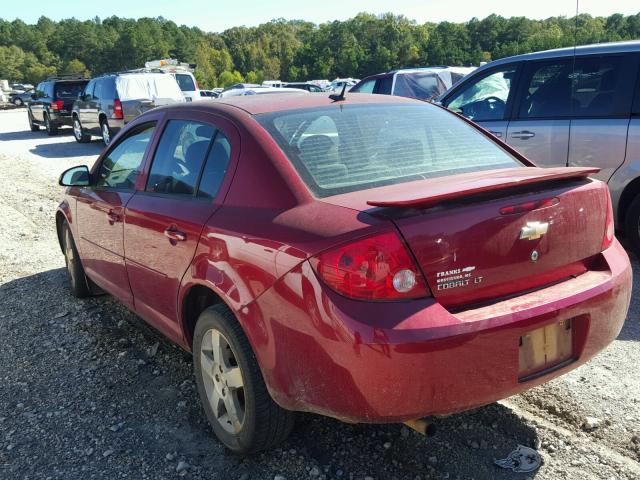 1G1AD5F5XA7242370 - 2010 CHEVROLET COBALT RED photo 3