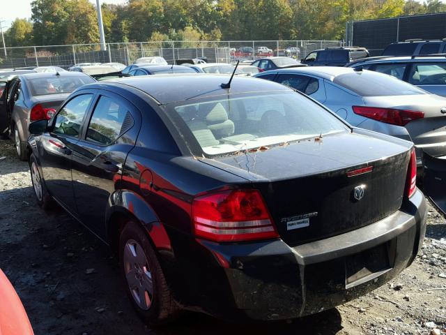 1B3LC46K18N154866 - 2008 DODGE AVENGER SE BLACK photo 3