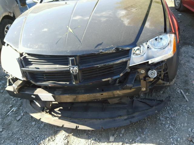 1B3LC46K18N154866 - 2008 DODGE AVENGER SE BLACK photo 9