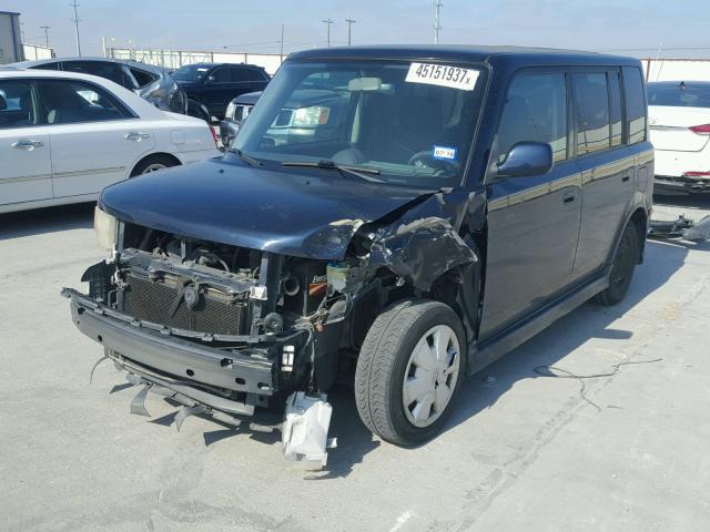 JTLKT324664030305 - 2006 TOYOTA SCION BLUE photo 2