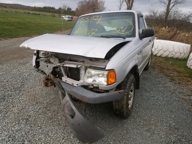 1FTYR10U63PA77825 - 2003 FORD RANGER SILVER photo 2