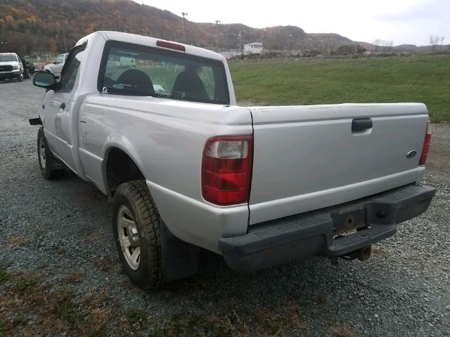 1FTYR10U63PA77825 - 2003 FORD RANGER SILVER photo 3