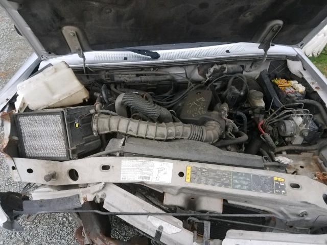 1FTYR10U63PA77825 - 2003 FORD RANGER SILVER photo 7