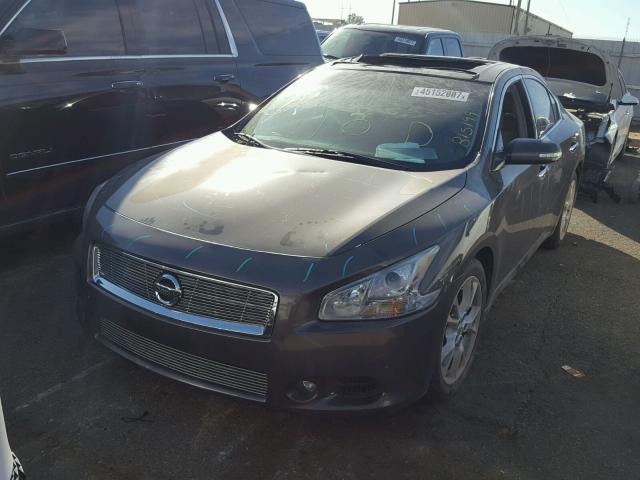 1N4AA5AP9CC815199 - 2012 NISSAN MAXIMA S CHARCOAL photo 2