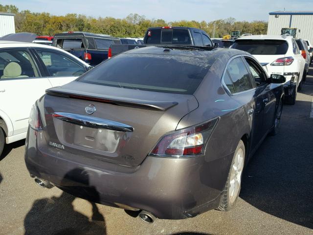 1N4AA5AP9CC815199 - 2012 NISSAN MAXIMA S CHARCOAL photo 4